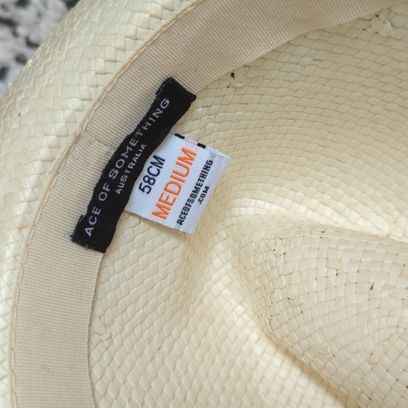 Straw Fedora Hat - Picture 6 of 6